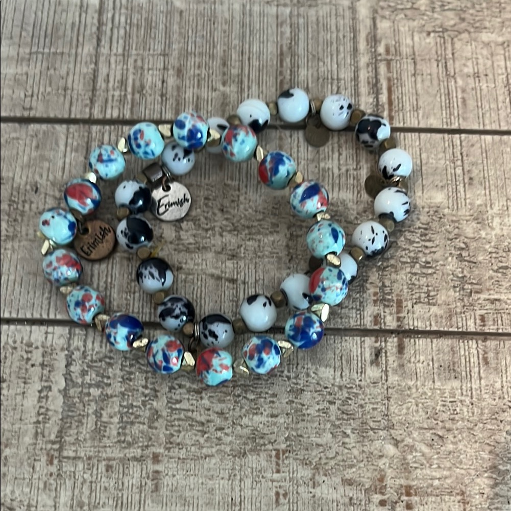 Colorful Beaded Bracelet Set 5$